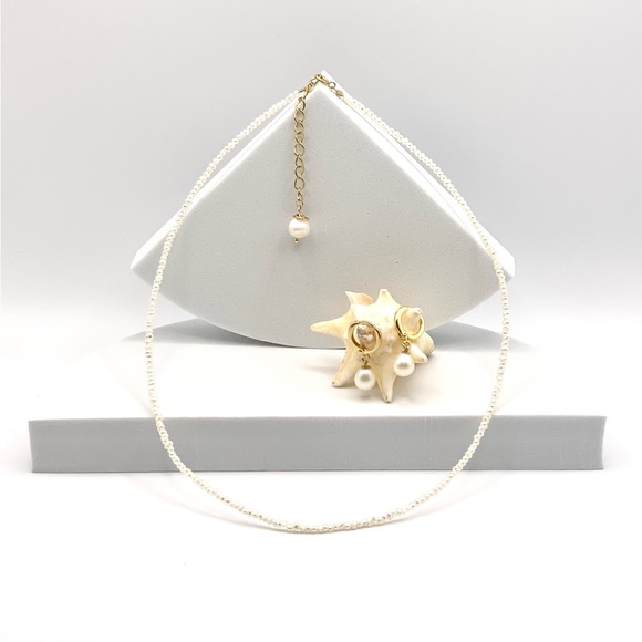 Dainty Freshwater Potato Pearl Necklace - Picture 5 of 10